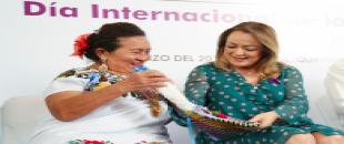  Más que celebrar conmemoramos los avances logrados para alcanzar la igualdad, la paz, el desarrollo y el respeto hacia nuestros derechos: Gaby Rejón de Joaquín