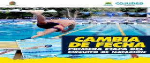 Cambia de fecha la primera etapa del Circuito de Natación
