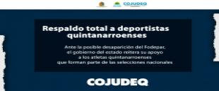 Respaldo total a deportistas quintanarroenses