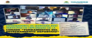 Entrenadores de Quintana Roo participan en Diplomado de la CONADE “Fundamentos del Entrenamiento Deportivo”