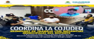 Coordina la COJUDEQ reuniones de trabajo con instancias municipales del deporte