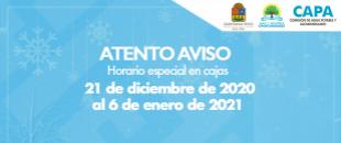 HORARIO DICIEMBRE