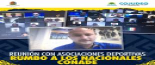 Reunión con asociaciones deportivas rumbo a los Nacionales CONADE