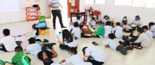 Taller "Prevención del abuso sexual infantil" para población estudiantil de 1° y 2° Grado de primaria del centro escolar Latinoamericano en Chetumal