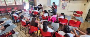 Curso “Prevención del acoso escolar" al alumnado de 3° Grado de la Escuela Primaria Francisco I. Madero de la ciudad de Chetumal
