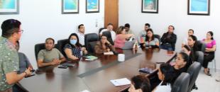 Taller "Prevención de la extorsión y fraude telefónico" dirigido al personal de la Administración Portuaria Integral de Quintana Roo (APIQROO) en la ciudad de Chetumal