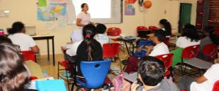 Capacitación "Prevención del acoso escolar" al alumnado de 6° Grado de la Escuela Primaria Francisco I. Madero de la ciudad de Chetumal