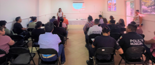 capacitación a servidoras públicas del Estado y servidores públicos del Ayuntamiento de Othón P. Blanco en el tema “Medidas de seguridad en ámbito laboral” 