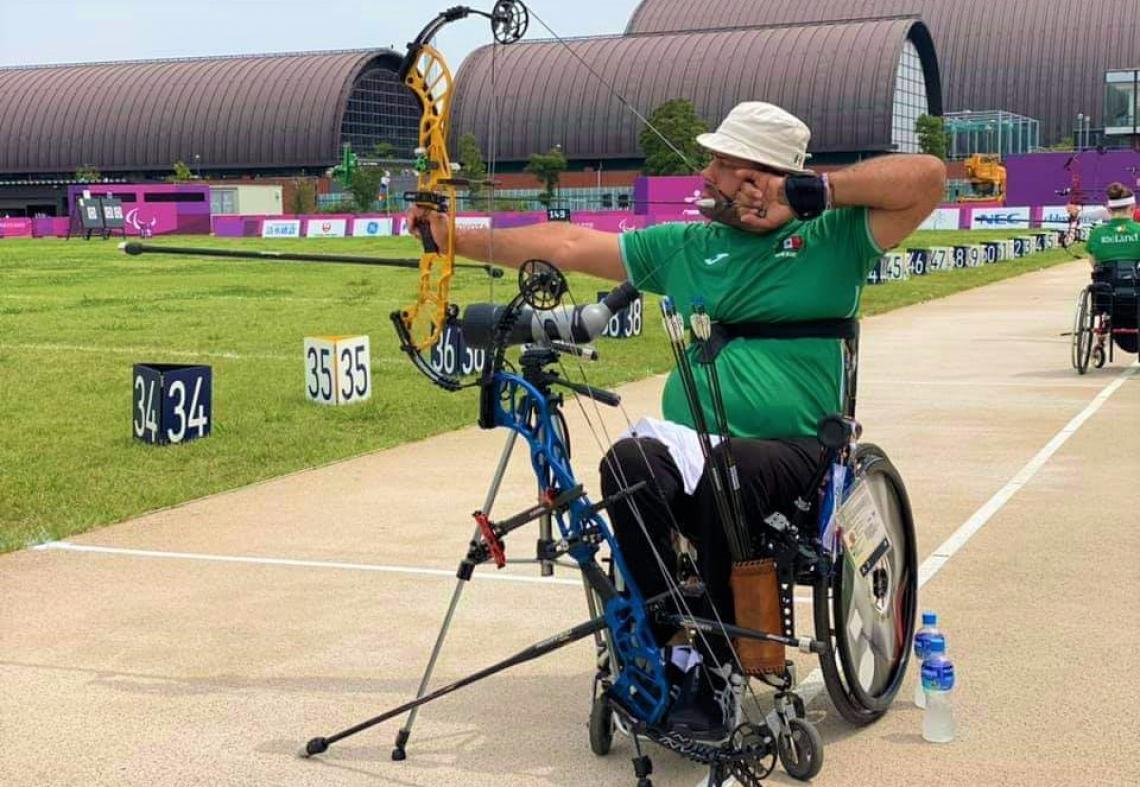 Omar Echeverría hace su debut en los Juegos Paralímpicos Tokio 2020